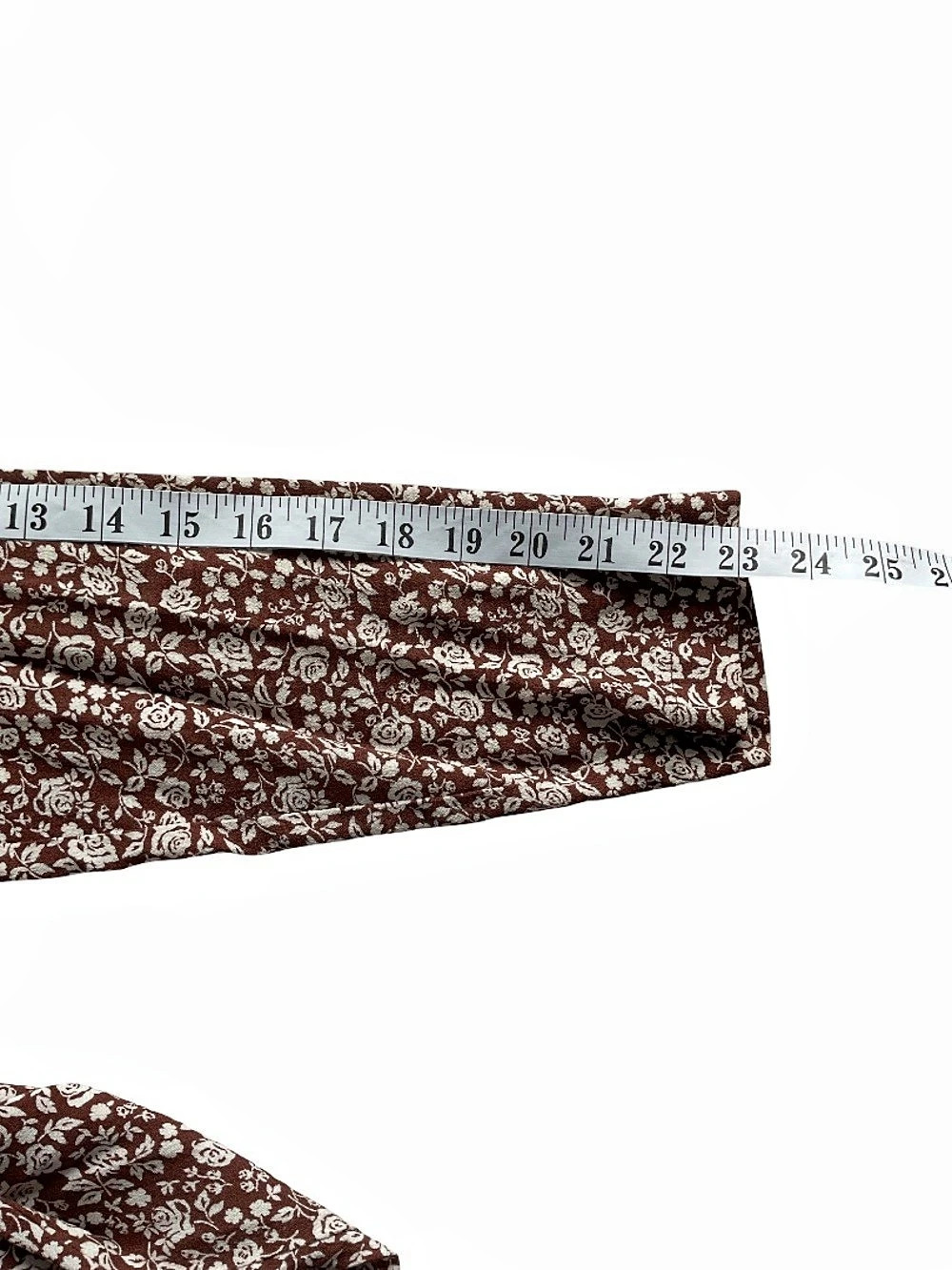 Reformation Brighton Floral Midi Dress in Brown & White Size Small - Picture 12 of 13